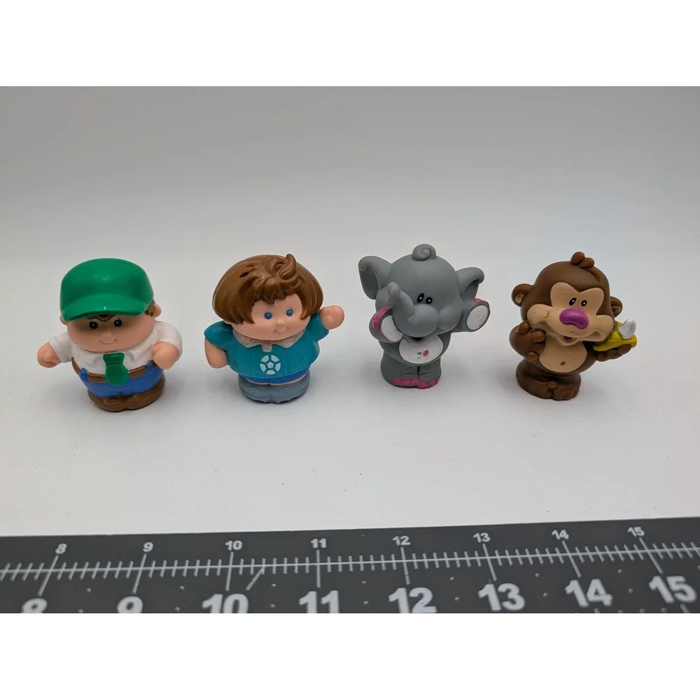 Little Tikes Figure Jessica Dan Zoo‎ Train Elephant Monkey Lot
